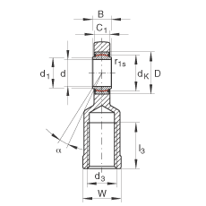 US GIR50-UK-2RS, (j) DIN ISO 12 240-4 (bio)(zhn)(ni)ݼySo(h)ɂ(c)ܷ