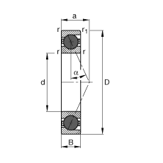 SS HCB71912-E-T-P4S, {(dio)(ji)ɌԪb|  = 25մƹ
