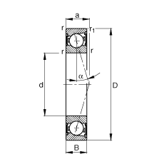 SS B71919-C-2RSD-T-P4S, {(dio)(ji)Ɍb|  = 15㣬ɂ(c)ܷǽ|Ӈ